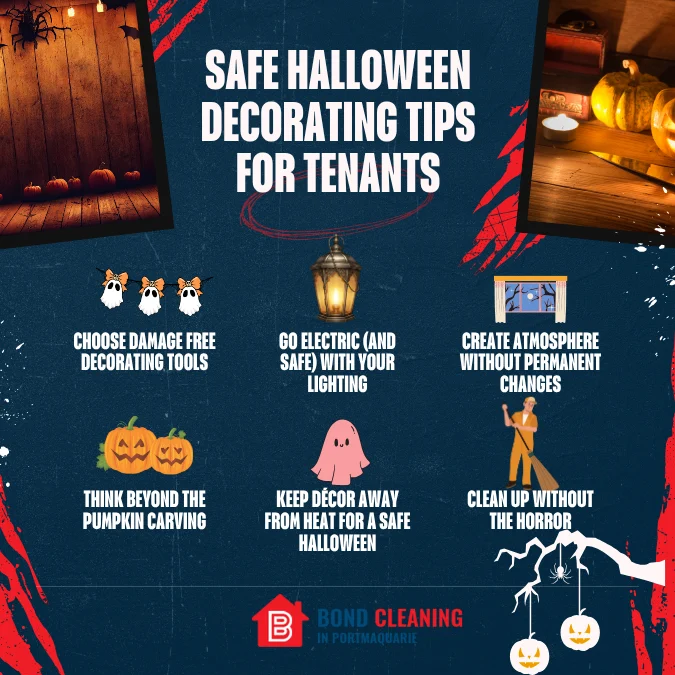Infographic For Safe Halloween Decorating Tips For Tenants