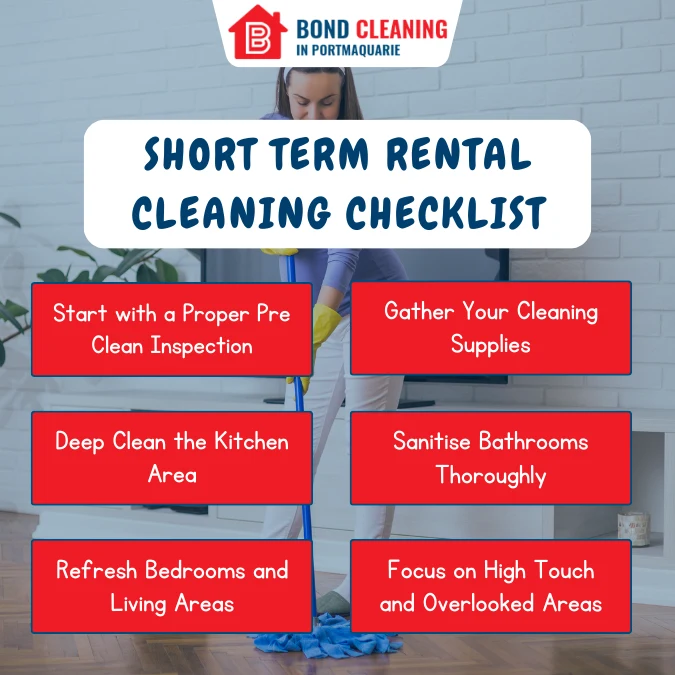 Short Term Rental Cleaning Checklist